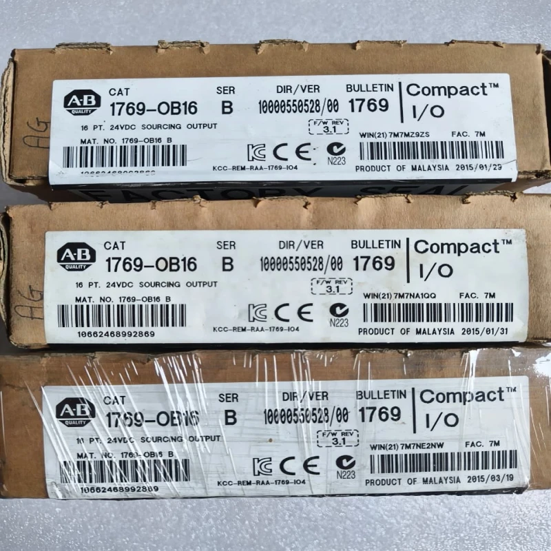 Allen-Bradley 1769-OB16 CompactLogix 16-Point 24VDC Sourcing Digital Output Module thumbnail 4